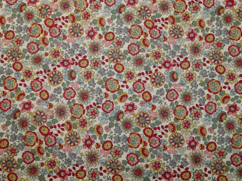 Deadstock Cotton Canvas Fabric Red