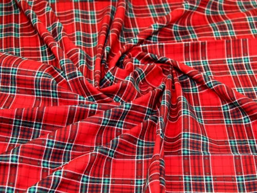 Deadstock 100% Cotton Fabric Red