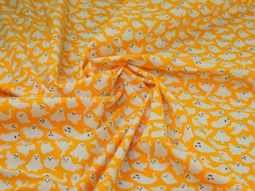 Printed Polycotton Fabric Yellow