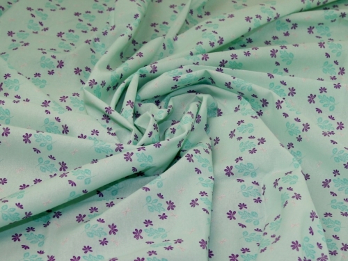 Deadstock 100% Cotton Fabric Mint