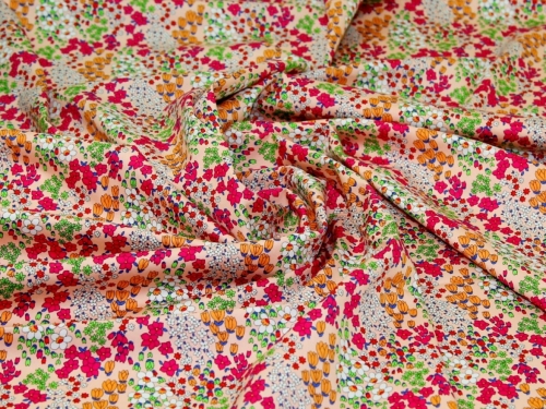 Deadstock 100% Cotton Poplin Fabric Peach