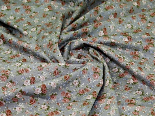 Deadstock 100% Cotton Poplin Fabric Grey