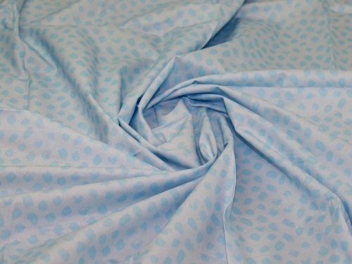 Deadstock 100% Cotton Fabric Sky