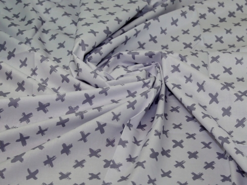 Deadstock 100% Cotton Fabric Grey