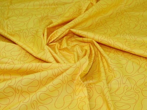 Deadstock 100% Cotton Fabric Yellow