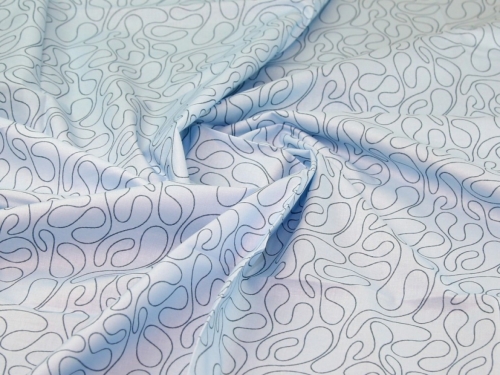 Deadstock 100% Cotton Fabric Sky