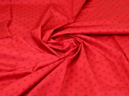 Deadstock 100% Cotton Fabric Red