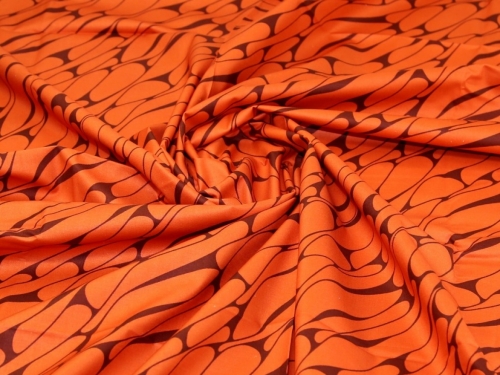 Deadstock 100% Cotton Fabric Burnt Orange