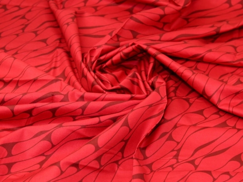Deadstock 100% Cotton Fabric Red