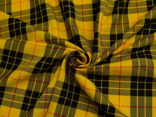 Minerva Core Range Polyester Viscose Suiting Fabric Yellow Clueless