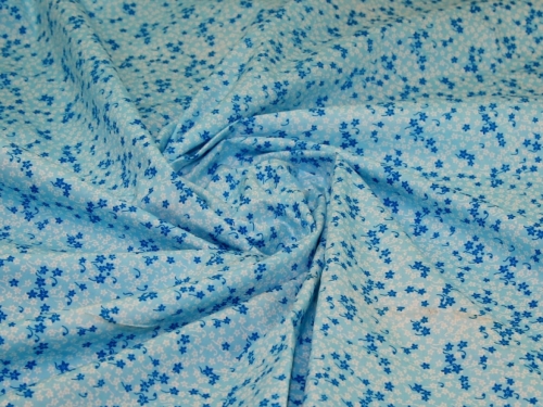 Deadstock 100% Cotton Poplin Fabric Sky
