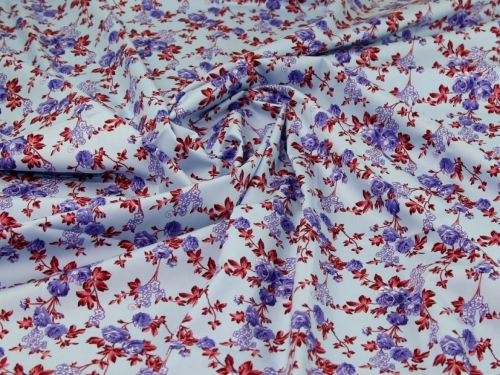 Deadstock 100% Cotton Poplin Fabric Blue