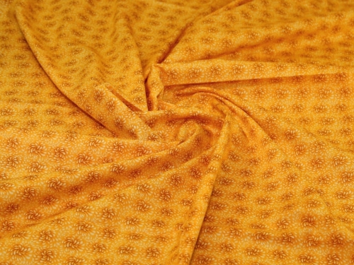 Deadstock 100% Cotton Poplin Fabric Yellow