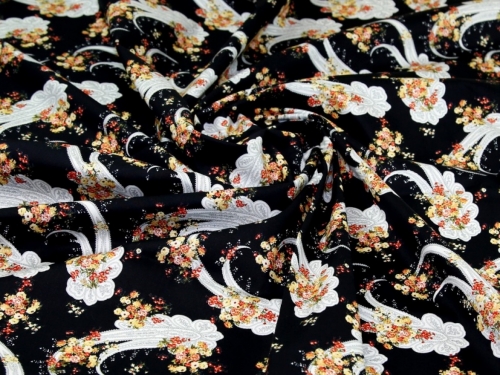Deadstock 100% Cotton Poplin Fabric Black