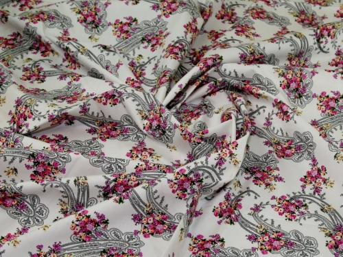 Deadstock 100% Cotton Poplin Fabric White