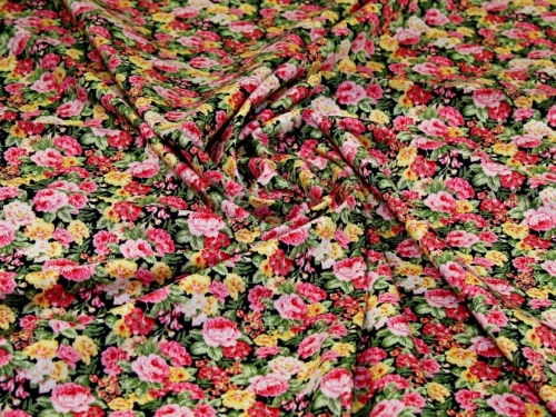 Deadstock 100% Cotton Poplin Fabric Black