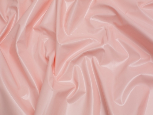Minerva Core Range Glossy PVC Vinyl Fabric Baby Pink