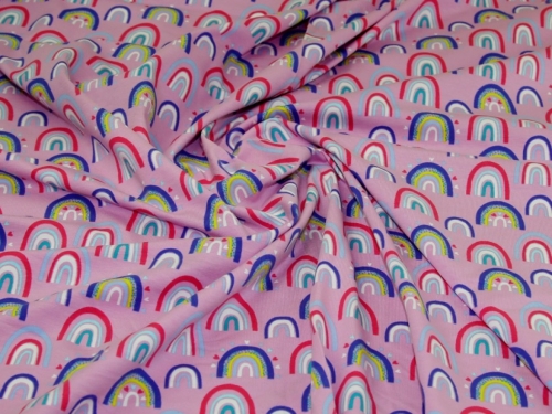 Deadstock Cotton Jersey Stretch Knit Fabric Lavender