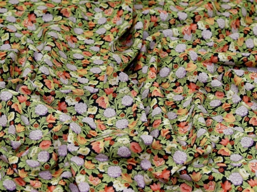 Cotton Lawn Fabric Multicoloured