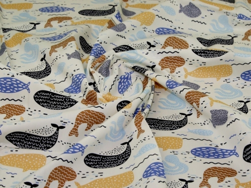 Rose and Hubble 100% Cotton Poplin Fabric Cream