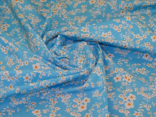 Rose and Hubble 100% Cotton Poplin Fabric Sky