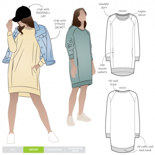 Style Arc Paper Sewing Pattern Anderson Knit Dress