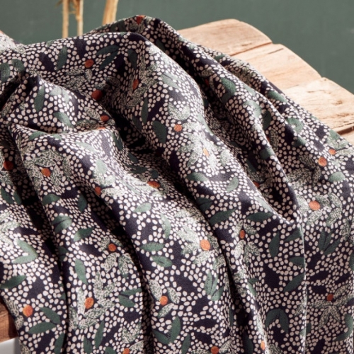 Atelier Brunette Lucie Viscose Crepe Fabric Cedar
