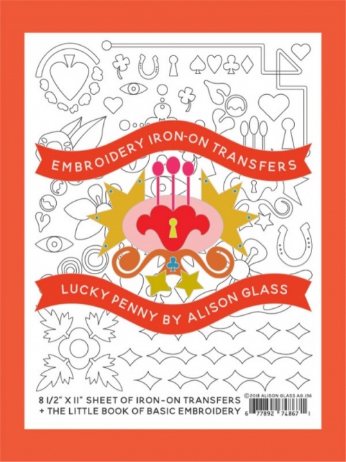 Alison Glass Embroidery Transfers Lucky Penny