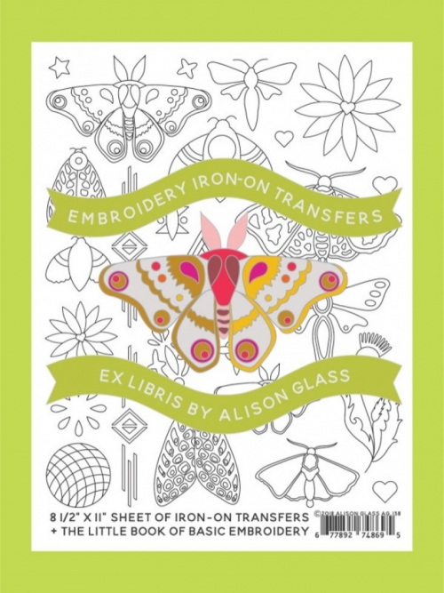 Alison Glass Embroidery Transfers Ex Libris