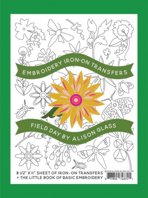 Alison Glass Embroidery Transfers Field Day