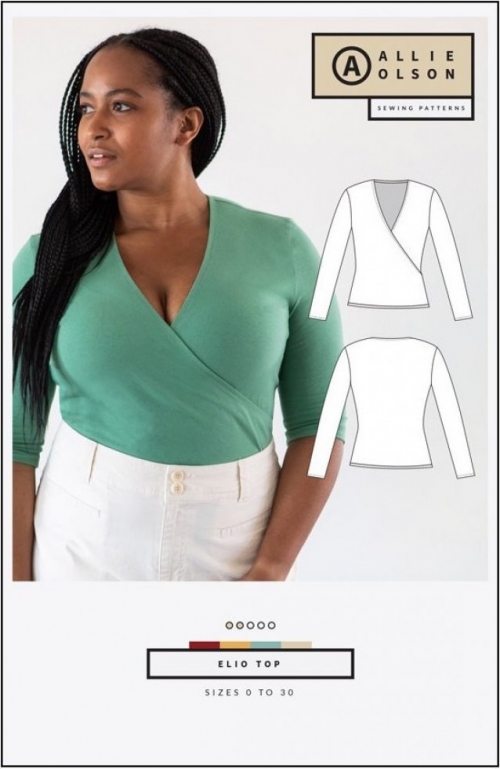 Allie Olson Paper Sewing Pattern Elio Top