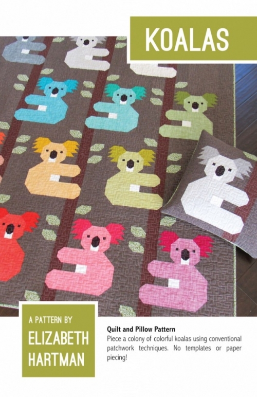 Elizabeth Hartman Quilting Pattern Koalas Quilt