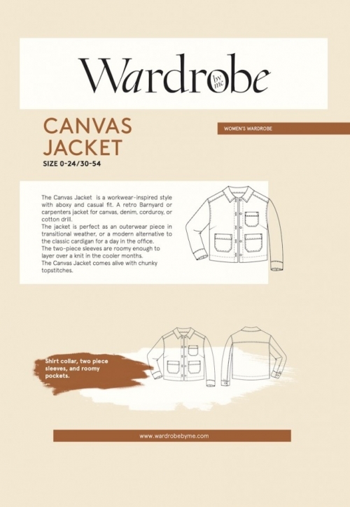 Wardrobe By Me Paper Sewing Pattern Canvas Jacket