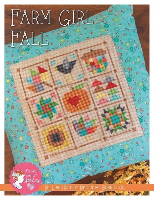 Lori Holt Cross Stitch Pattern Farm Girl Fall