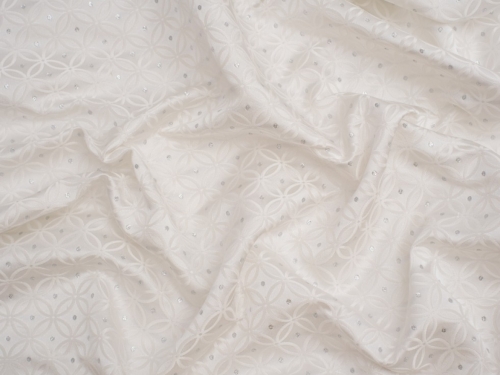 Minerva Core Range Cambridge Woven Jacquard Fabric Ivory
