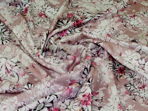 Deadstock Sienna Charmeuse Silky Satin Fabric Pink