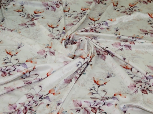 Deadstock Sienna Charmeuse Silky Satin Fabric Pink