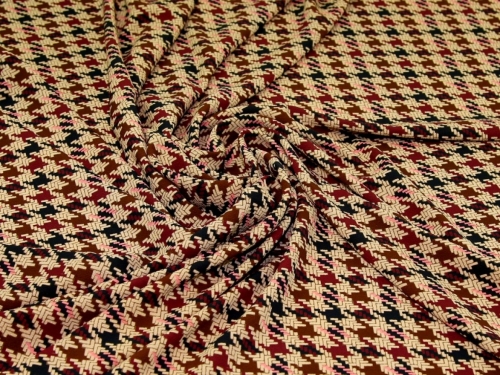Deadstock Bubble Crepe Fabric Toffee