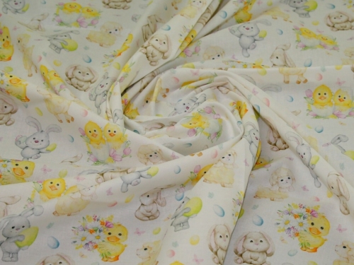100% Cotton Fabric Multicoloured
