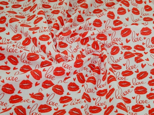 100% Cotton Fabric Red