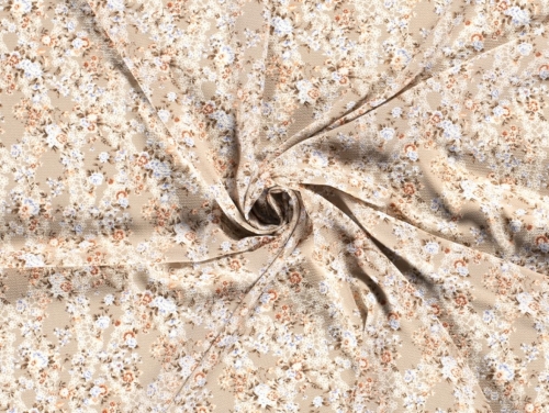 Single Georgette Fabric Beige