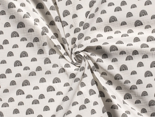 Cotton Double Gauze Fabric Ivory