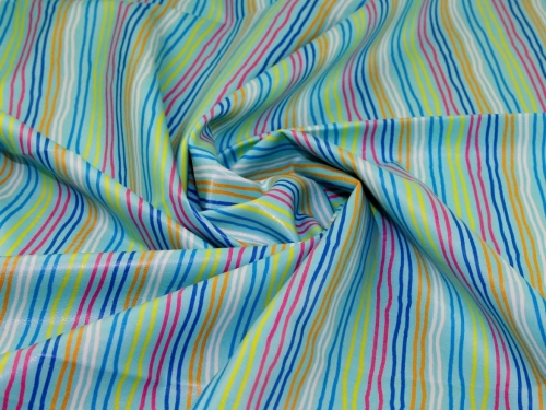 Deadstock Faux Leather Fabric Blue