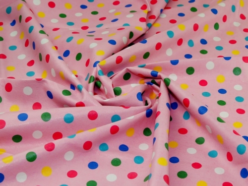 Deadstock Faux Leather Fabric Pink