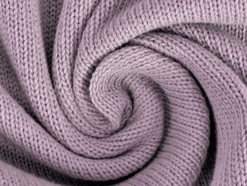 Minerva Core Range 100% Cotton Sweater Knit Stretch Fabric Lilac