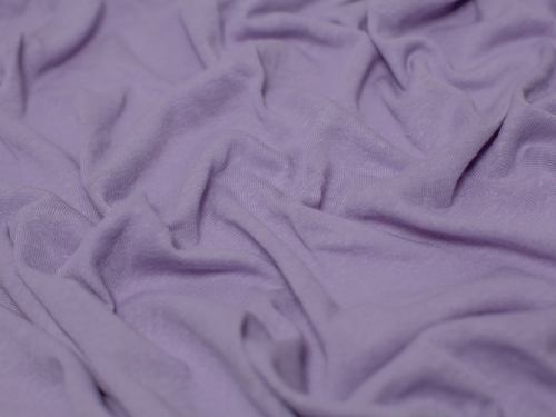 Linen Viscose Sweater Knit Stretch Fabric Lilac