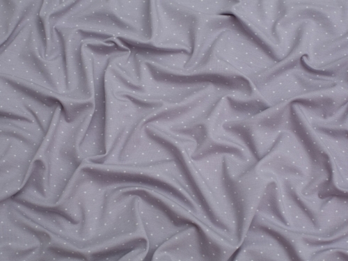 Pindot Cotton Jersey Stretch Knit Fabric Lilac