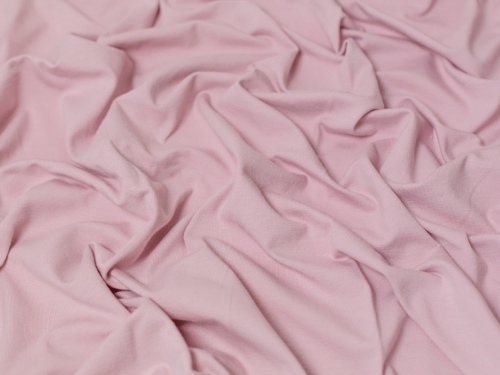 Minerva Core Range Cotton Lycra Jersey Stretch Knit Fabric Soft Old Rose