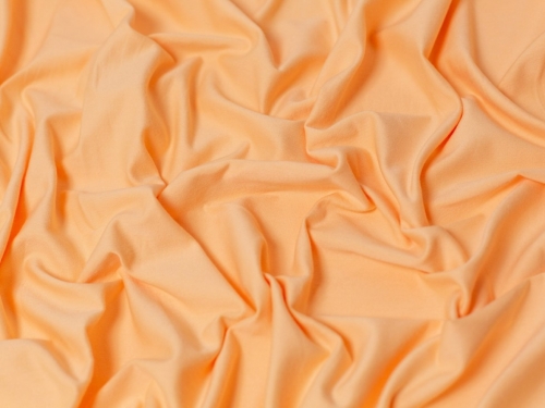 Minerva Core Range Cotton Lycra Jersey Stretch Knit Fabric Soft Peach