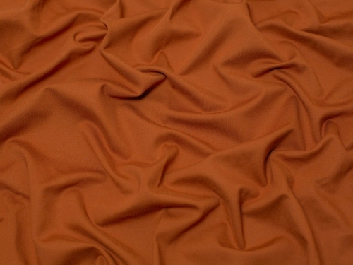 Minerva Core Range Heavy Ponte Roma Double Stretch Knit Fabric Terracotta
